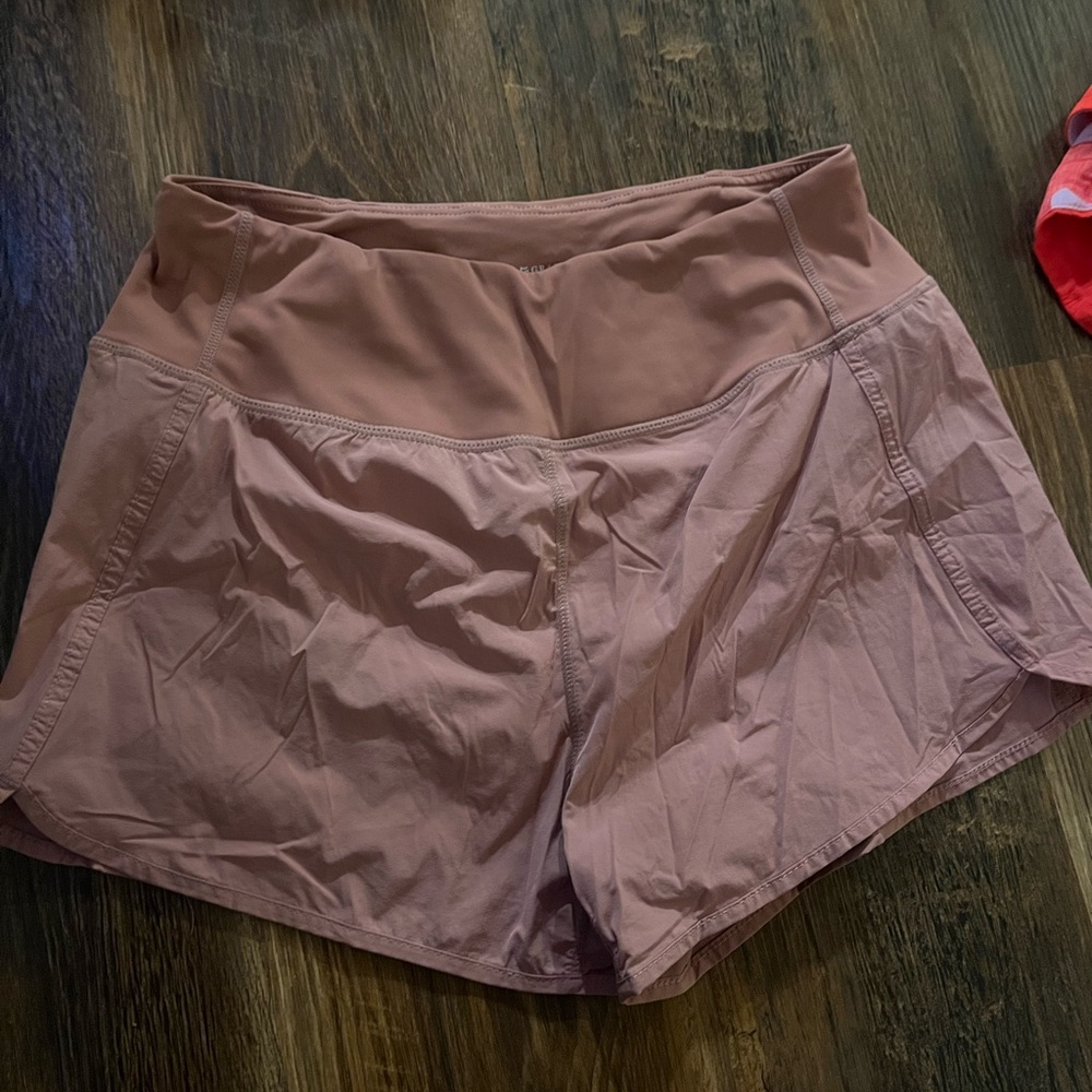 Women's High-Waist Athletic Shorts - Dusty Rose